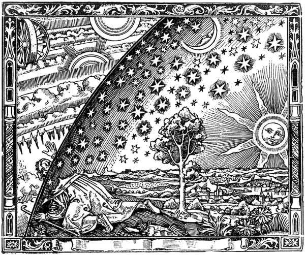 Flammarions Holzstich – Paris 1888